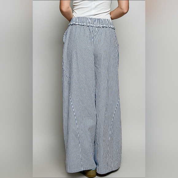 #1341 POL Coastal Stripe Wide-Leg Pants - Picture 4 of 6
